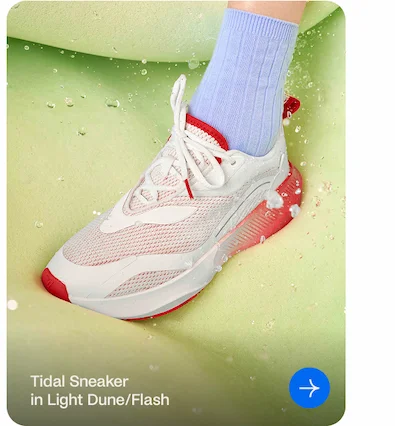 Tidal Sneaker in Light Dune/Flash