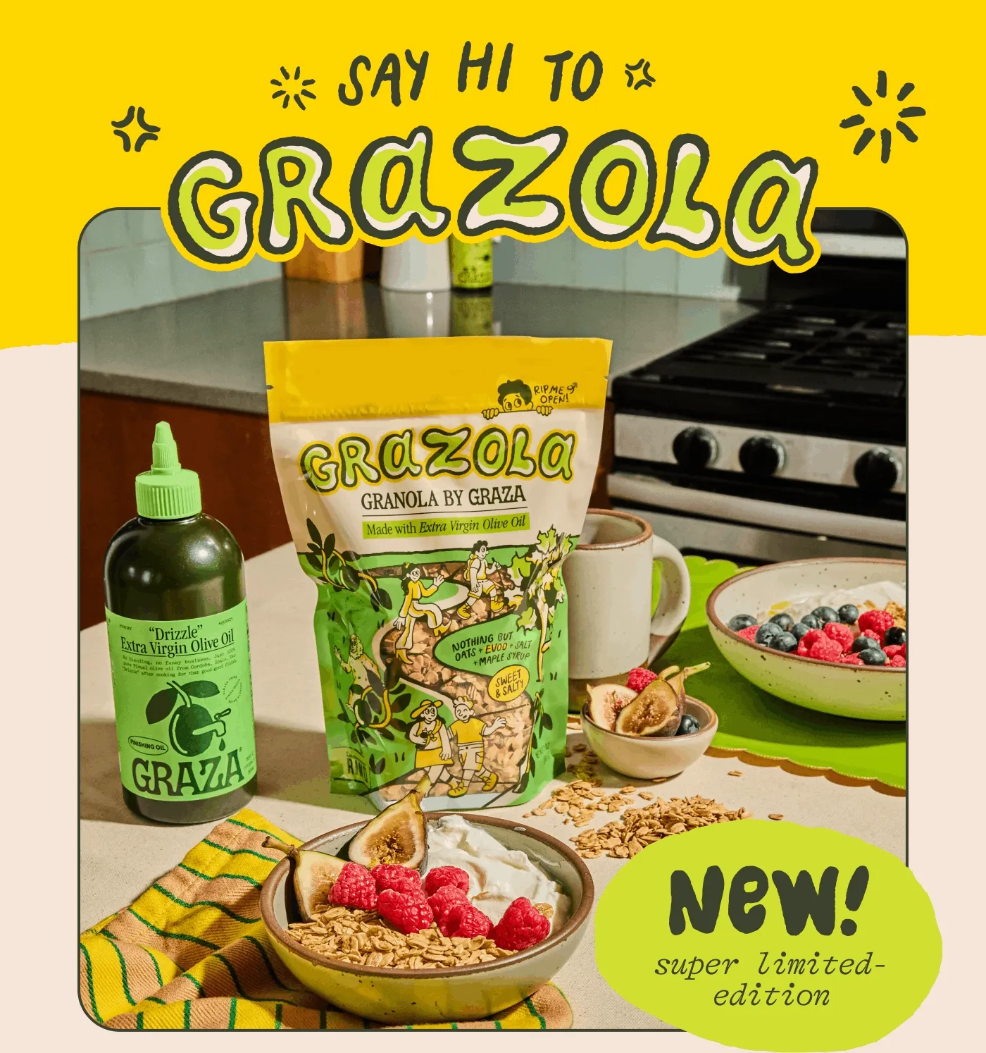 Say Hi To Grazola. New! super limited-edition