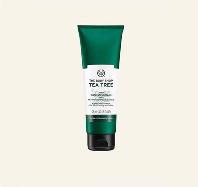 Tea Tree 3-in-1 Wash Scrub Mask Now $15