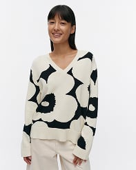 Päivä Unikko Knitted cotton pullover