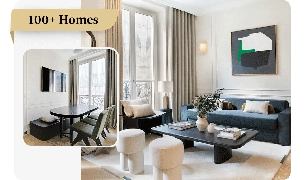 Relax in light-filled spaces with refined furnishings, plush seating, and elegant décor.