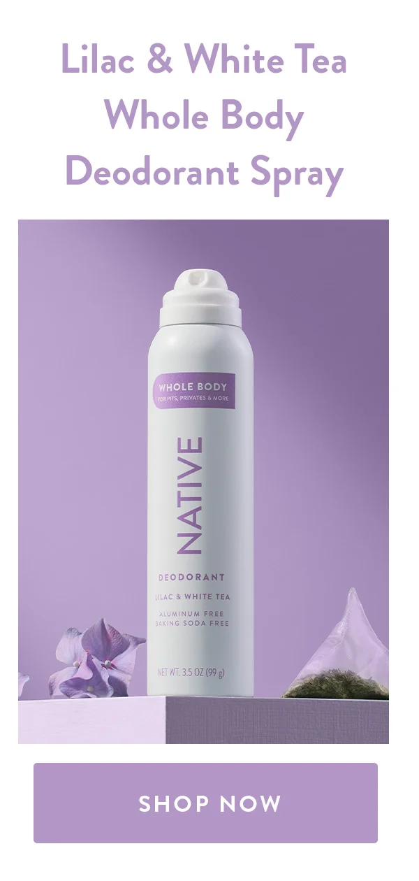 Lilac & White Tea Whole Body Deodorant Spray | SHOP NOW