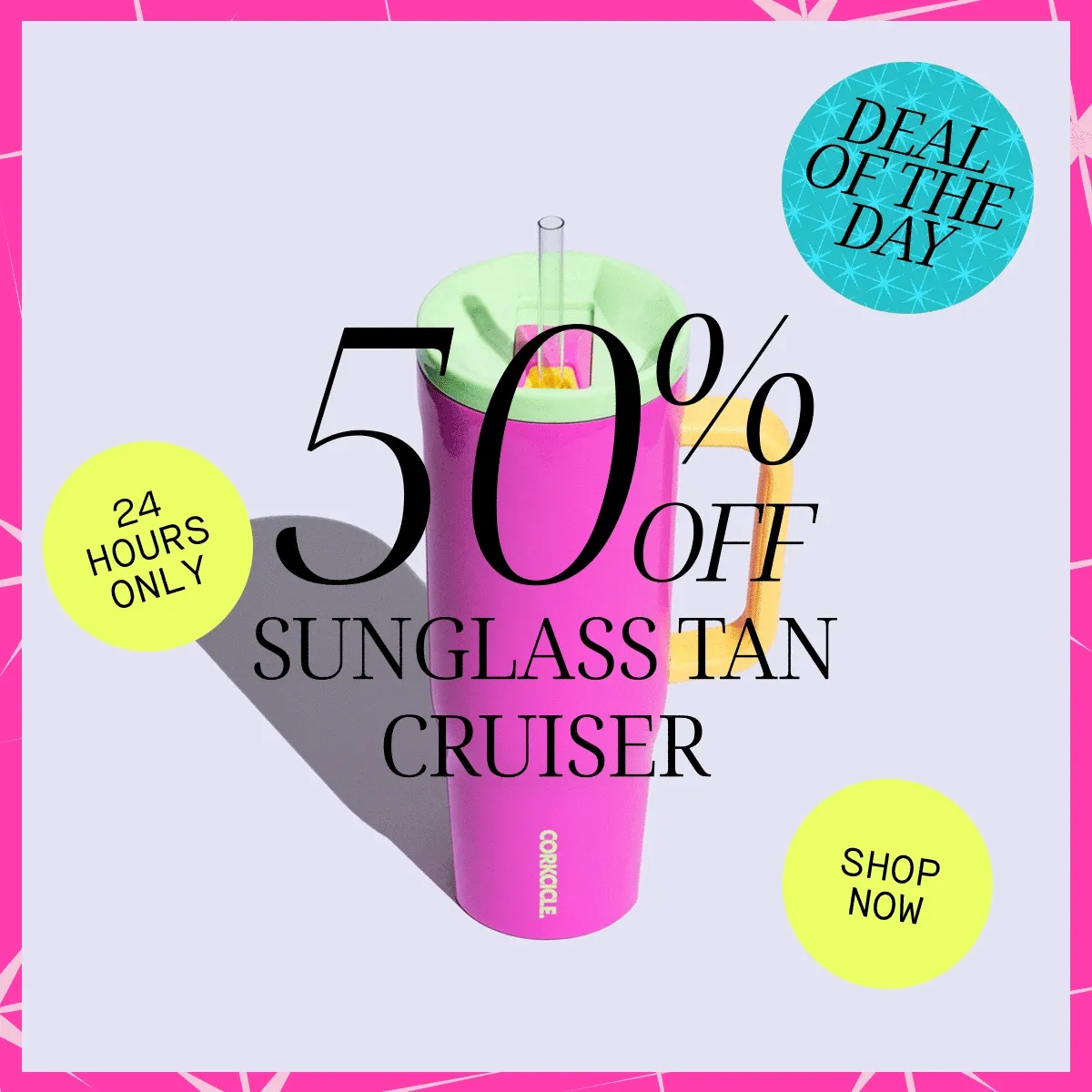 50% off deal of the day! 24 hours only!