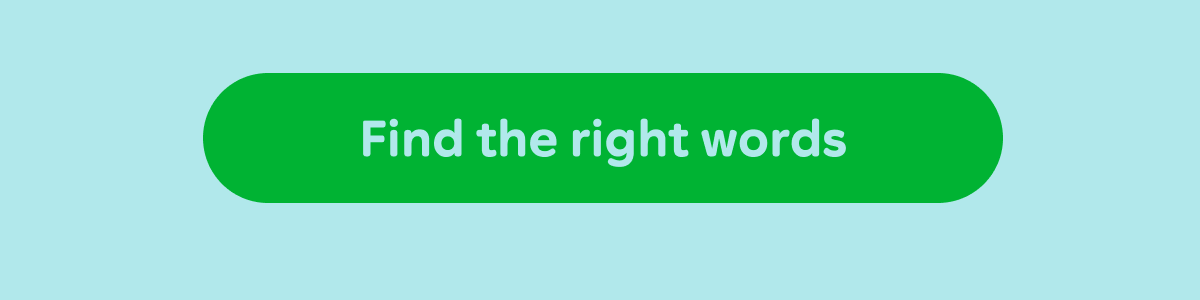 Button: Find the right words