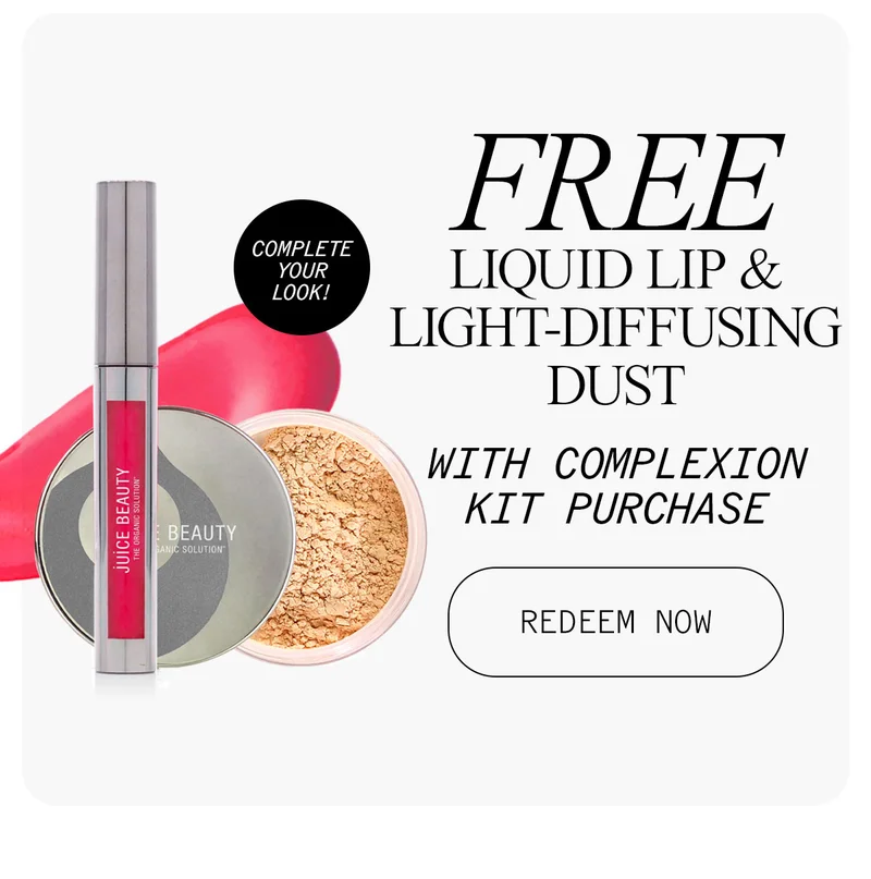 Free Liquid Lip & Light-Diffusing Dust with Complexion Kit Purchase