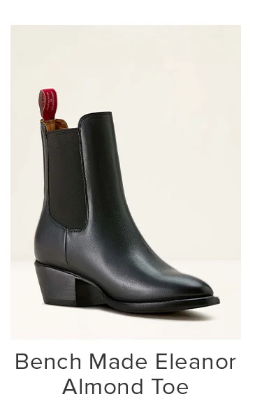 Bench Made Eleanor Almond Toe Chelsea Boot