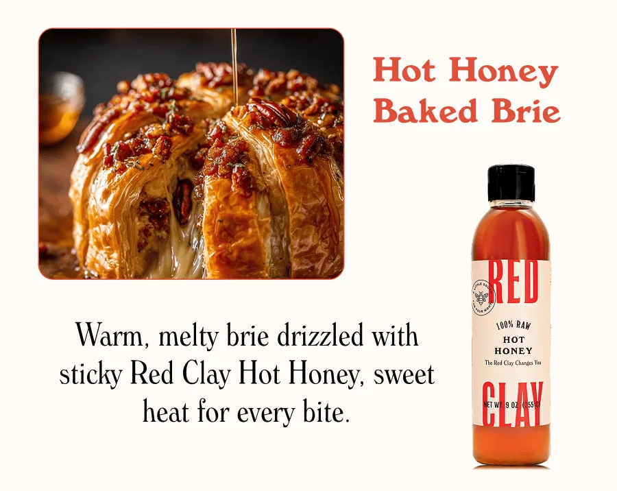 Hot Honey Baked Brie