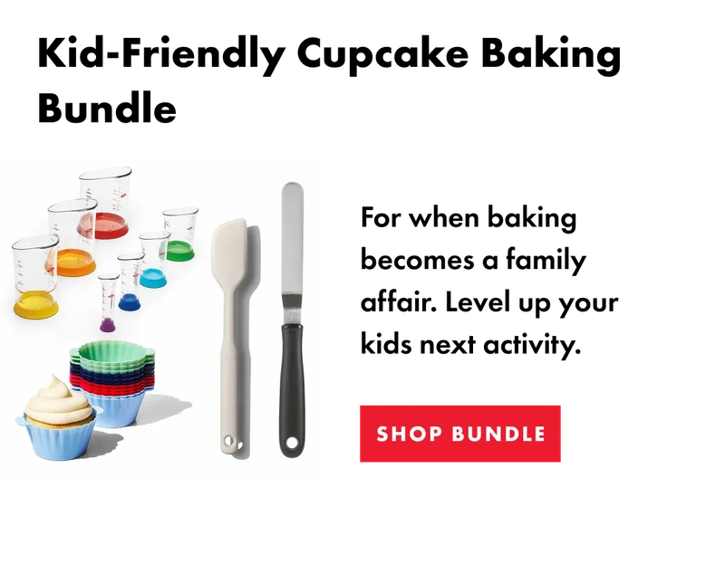 Kid-friendly cupcake baking bundle. Shop bundle.