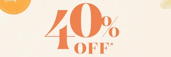 Extra 40% Off