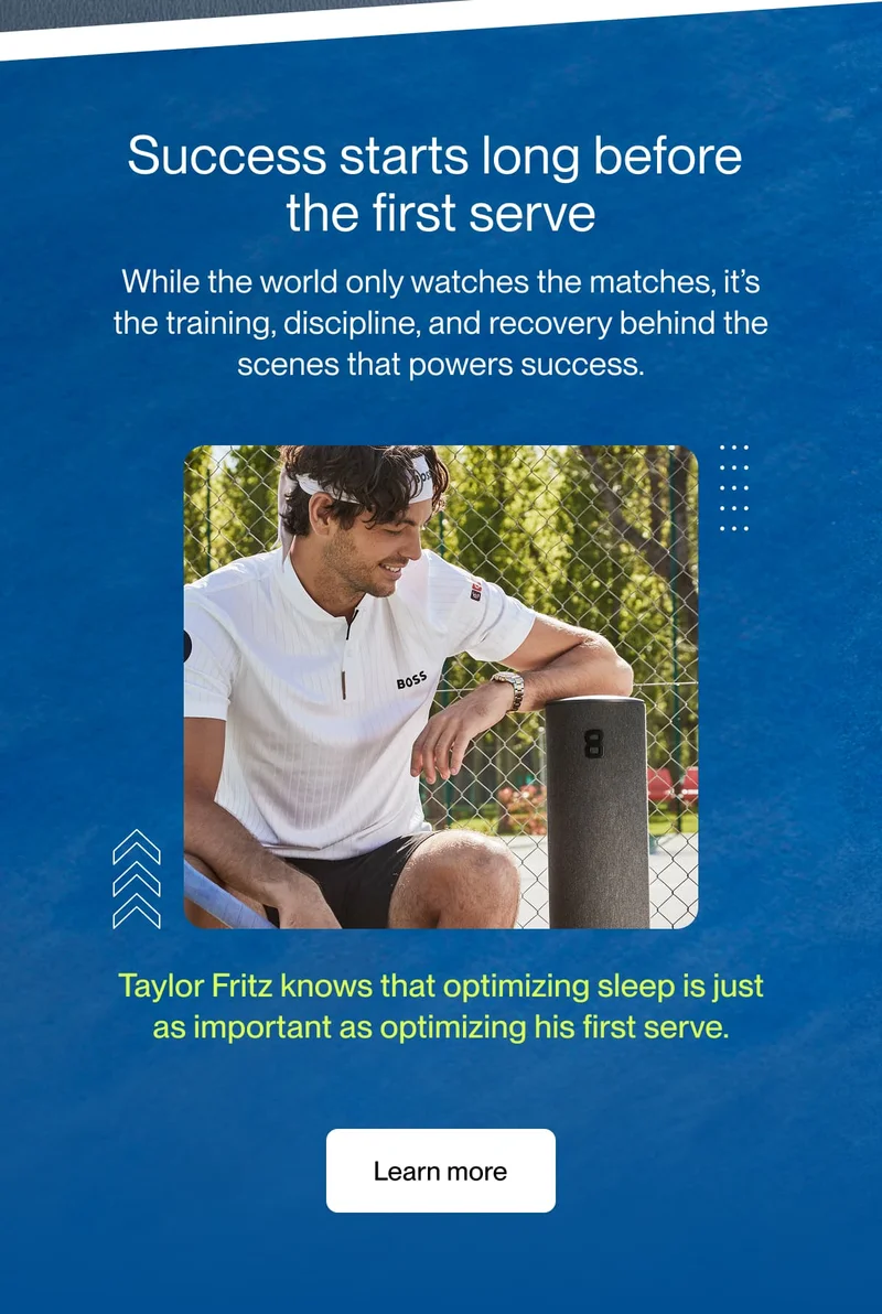 Success starts long before  the first serve