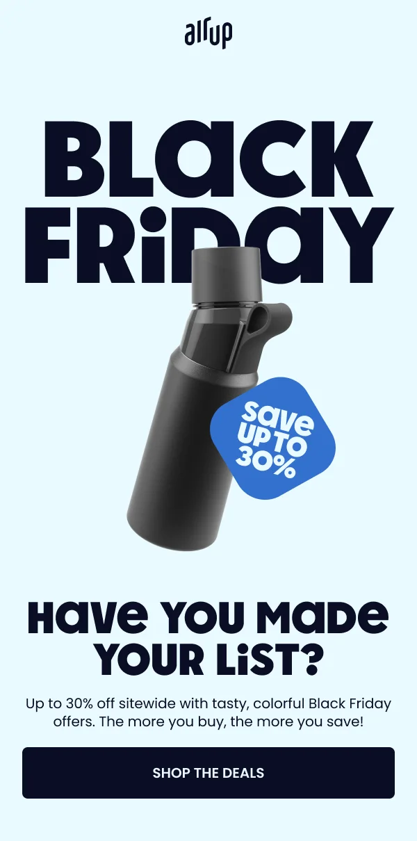 Black week deals start now