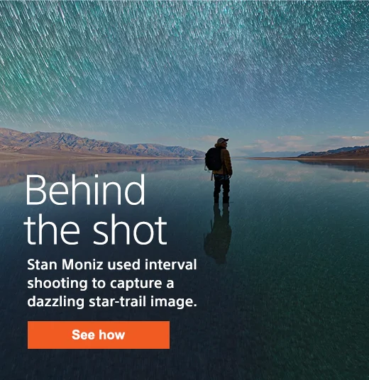 Behind the shot | Stan Moniz used interval shooting to capture a dazzling star-trail image. | See how