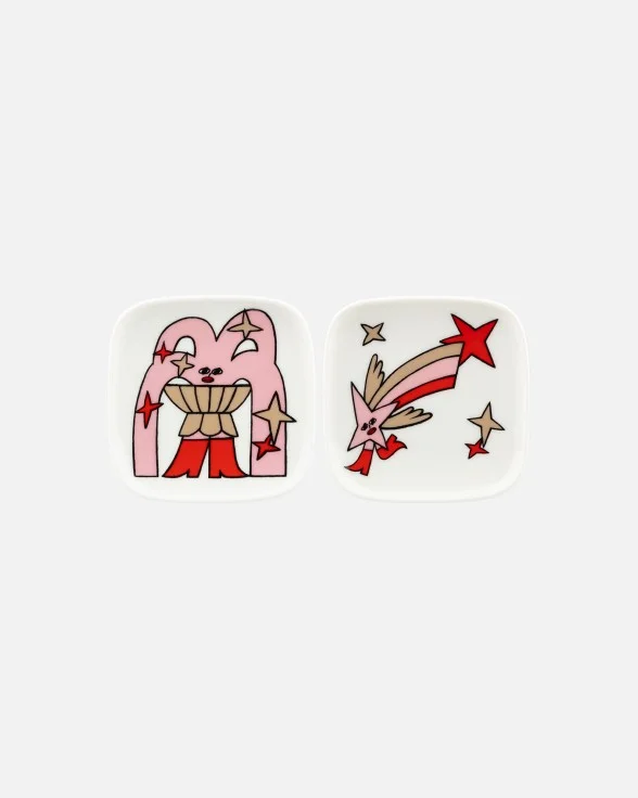 Oiva/Aureate glow plate 2 pcs