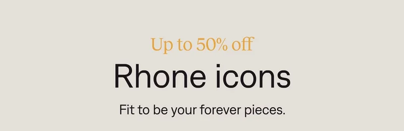 Up to 50% off Rhone icons