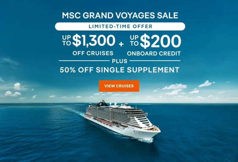 Grand Voyages SALE – Click to View Cruises & Book Now
