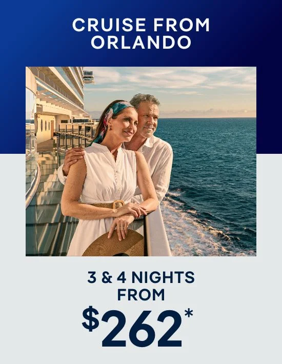 Orlando – 3 & 4 Nights – Click to View Cruises & Book Now