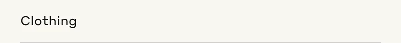Clothing