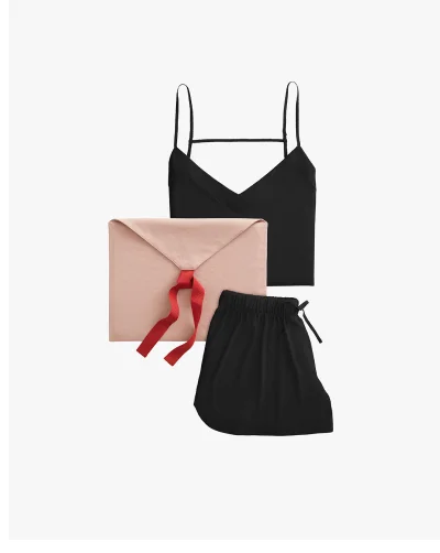 Cami Sleep Set Black