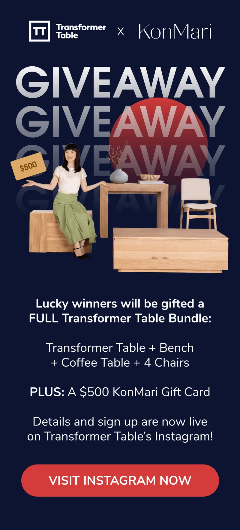Marie Kondo Instagram Giveaway