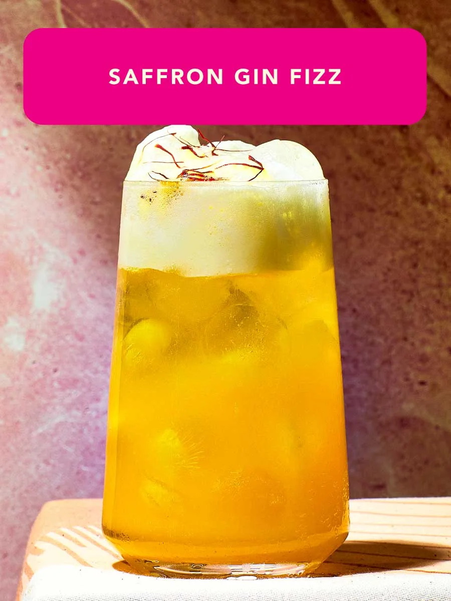 Saffron Gin Fizz