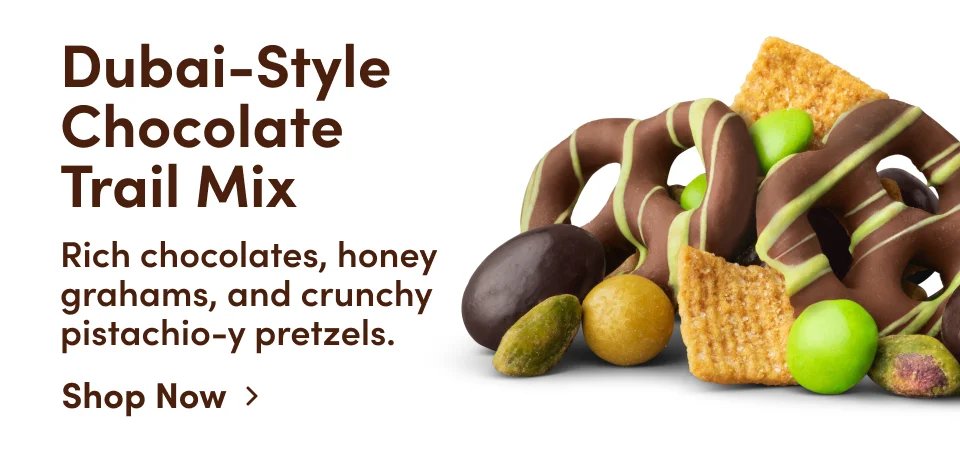 Dubai-Style Chocolate  Trail Mix