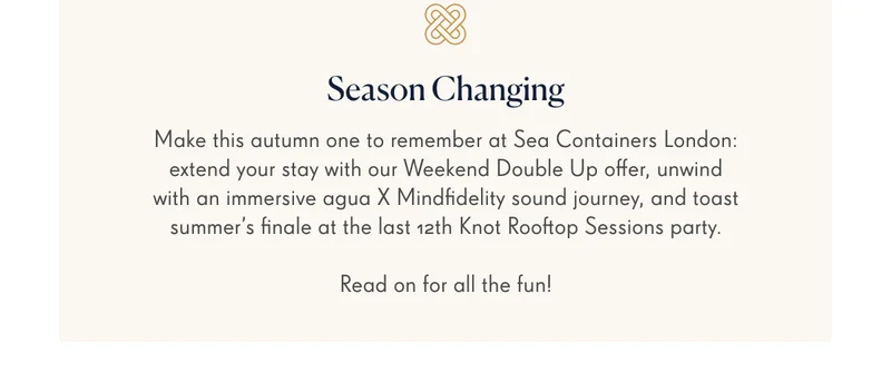 SEASONS CHANGING
