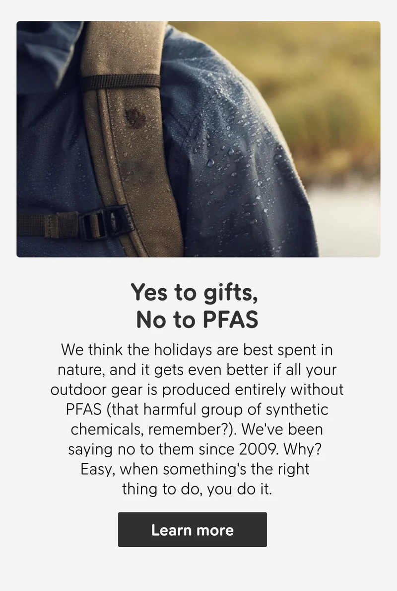 Saying no to PFAS since 2009
