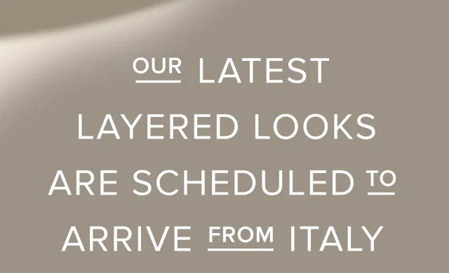 Tomorrow, we're revealing a mixed-material collection
