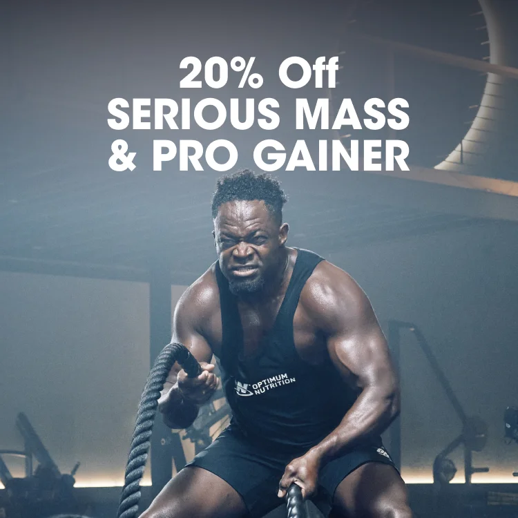 20% Off SERIOUS MASS & PRO GAINER