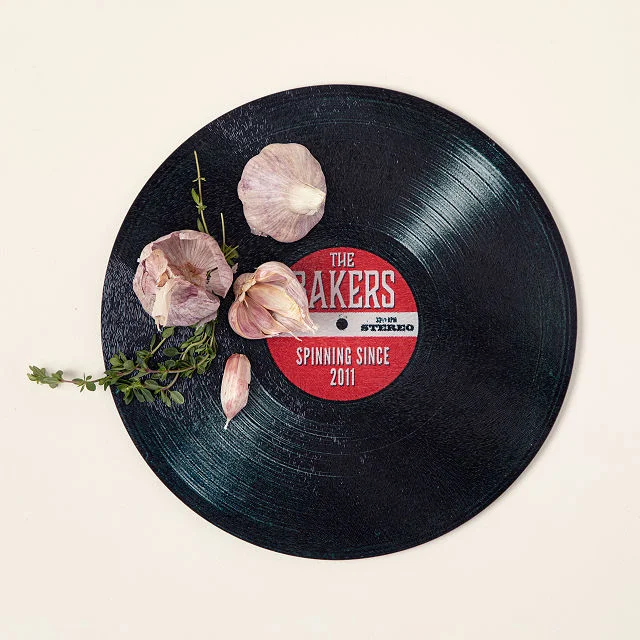 Personalized Record Cutting Board