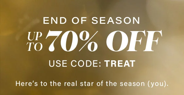 End Of Season up to 70%