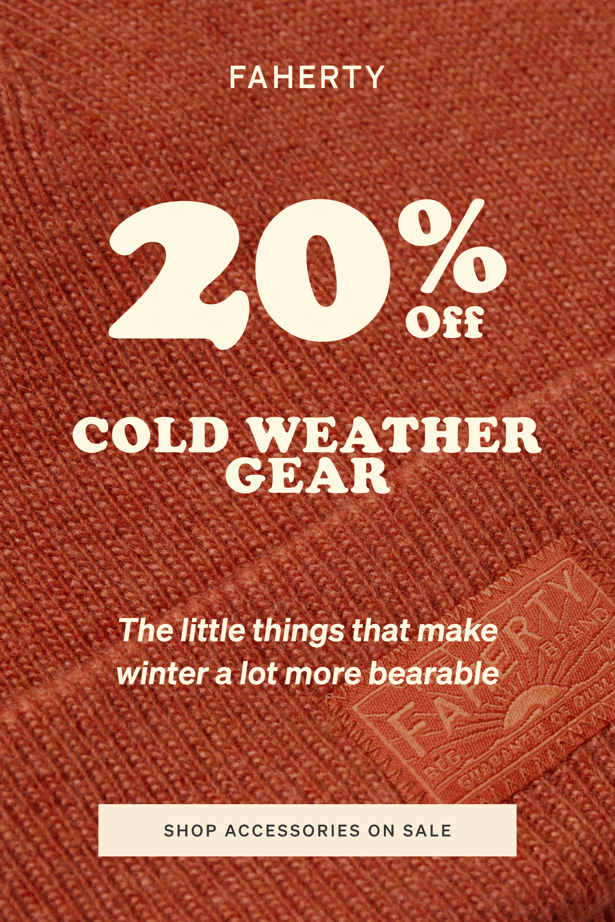 20% Off Cold Weather Gear