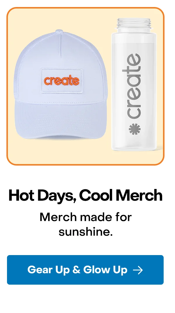 Hot Days, Cool Merch: Merch made for sunshine.
