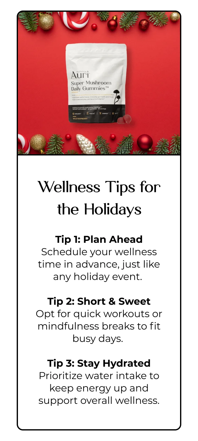 Wellness Tips for the Holidays
