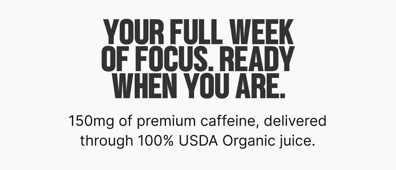 Your full week of focus. Ready when you are.