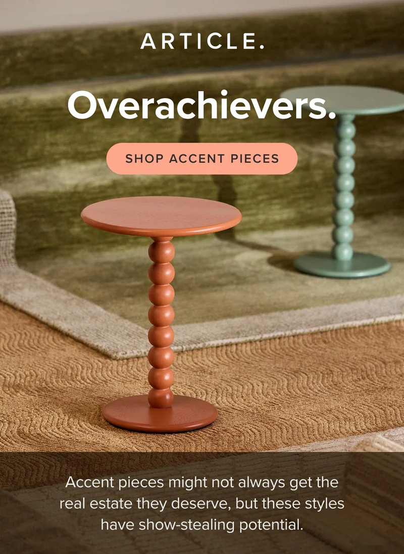 Accent pieces might not always get the real estate they deserve, but these styles have show-stealing potential.