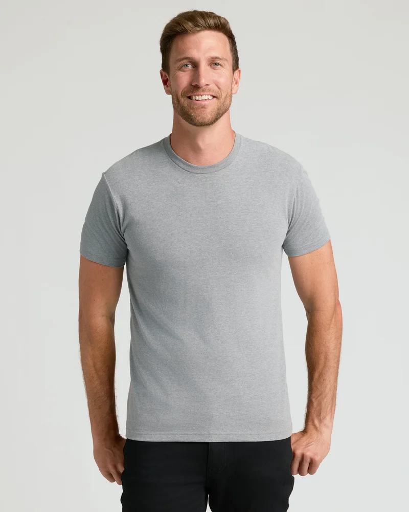Image of Heather Gray Classic Crew Neck
