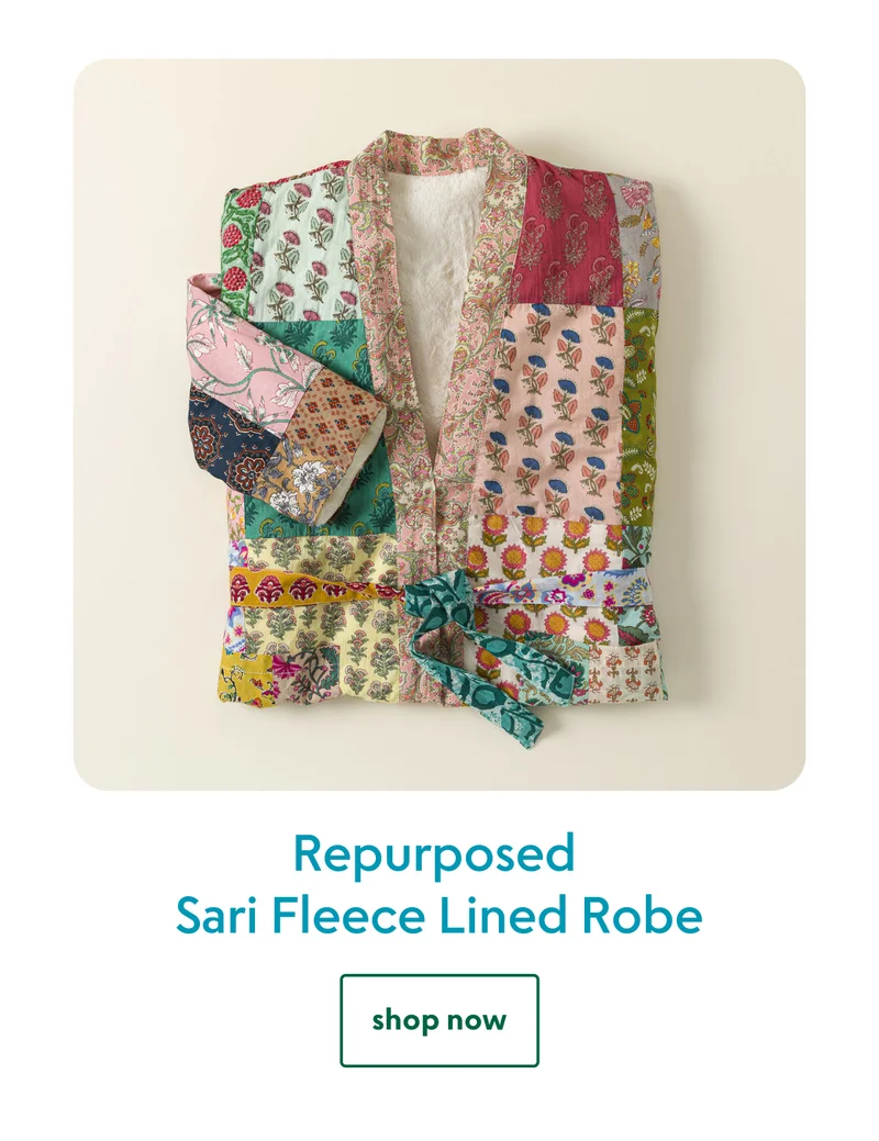 repurposed-sari-fleece-lined-robe