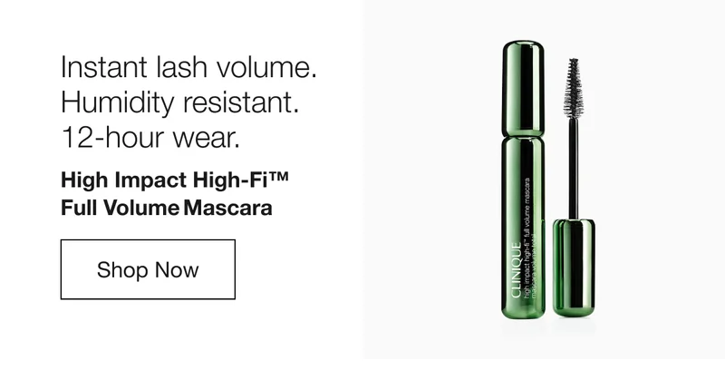 Instant lash volume. Humidity resistant. 12-hour wear. | High Impact High-Fi™ Full Volume Mascara | Shop Now