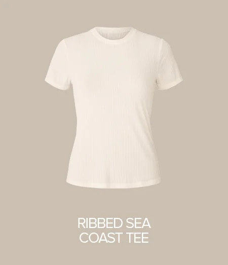 Ribbed Sea Coast Tee