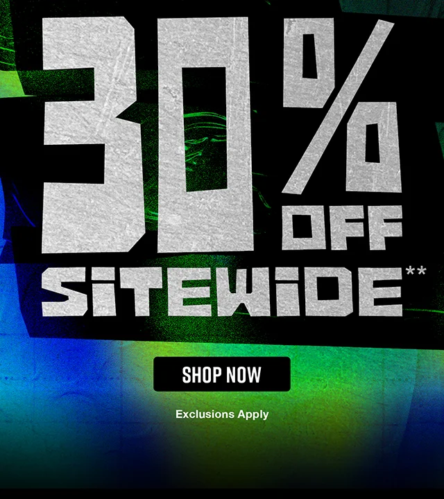 30% off sitewide. Exclusions apply. Shop now.
