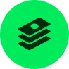 Image Description: Graphic icon of money.