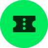 Image Description: Graphic icon of a ticket.