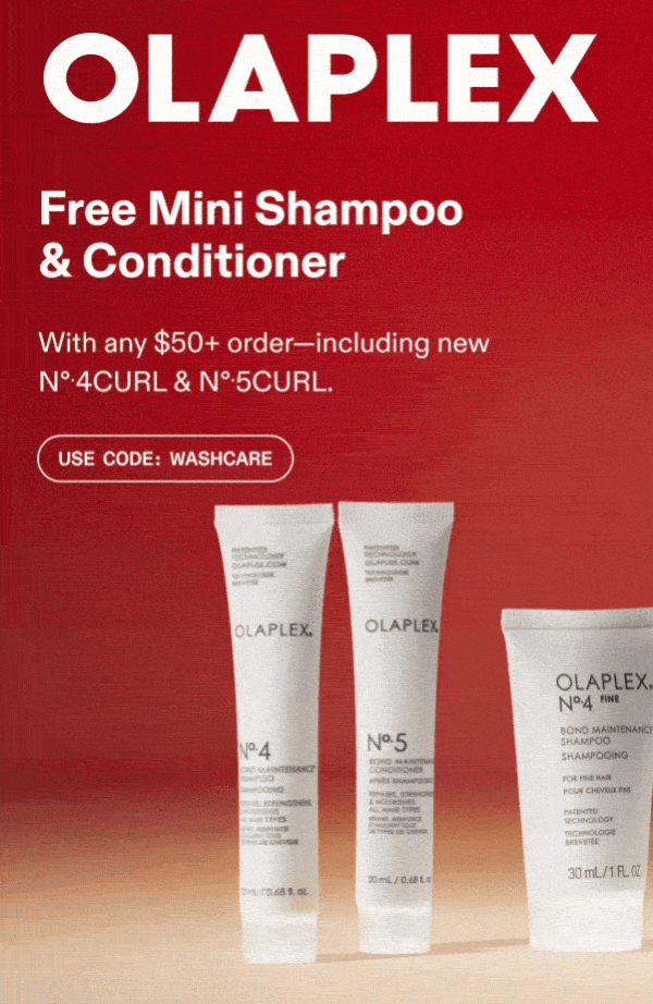 Free Mini Shampoo & Conditioner | Use Code: discount code
