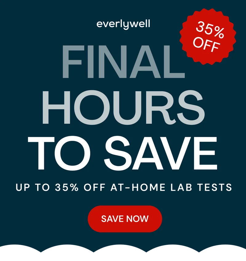 up to 35% OFF at-home lab tests