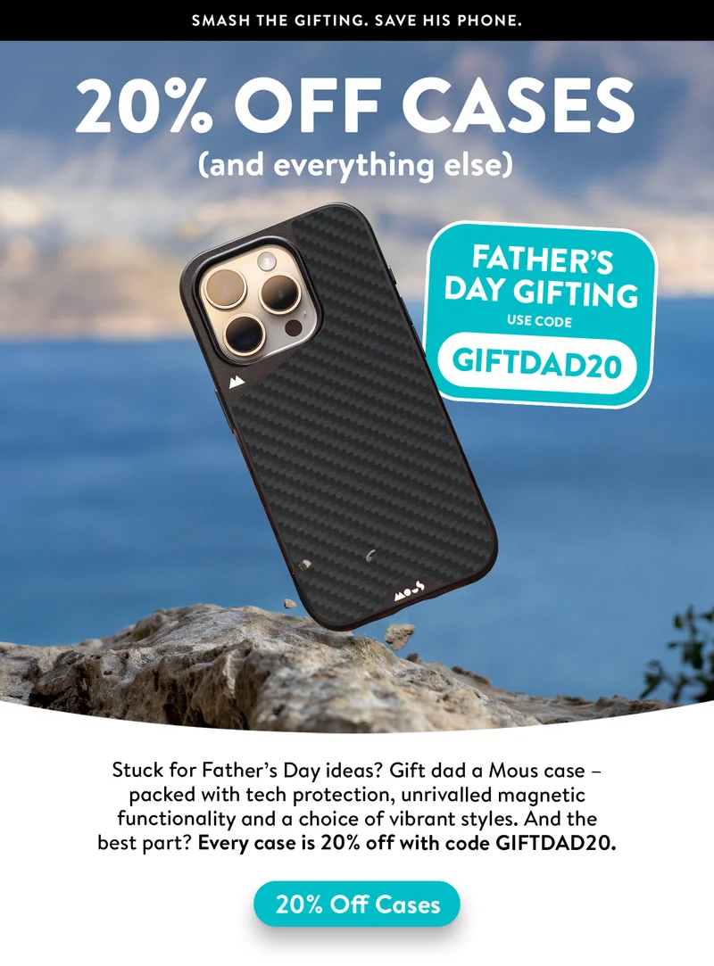 20% off Cases (and everything else)