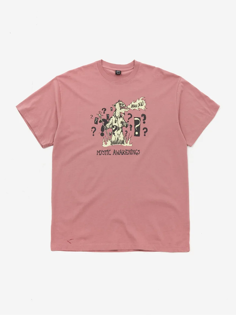 Image of Brain Dead Mystic Awakenings T-Shirt - Rose Taupe