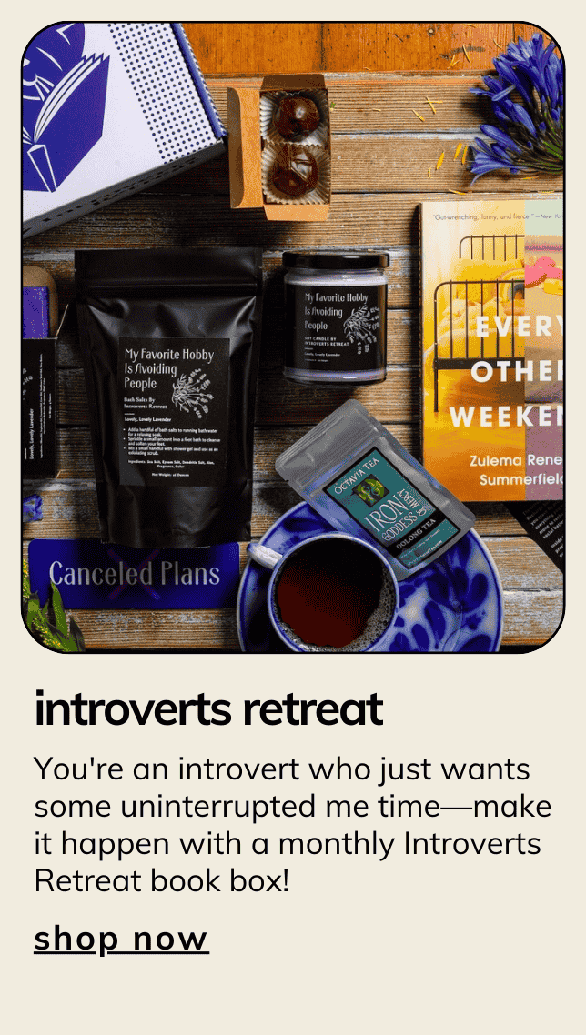 Introverts Retreat Monthly Book Box