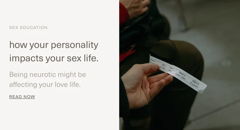 how your personality impacts your sex life | read now