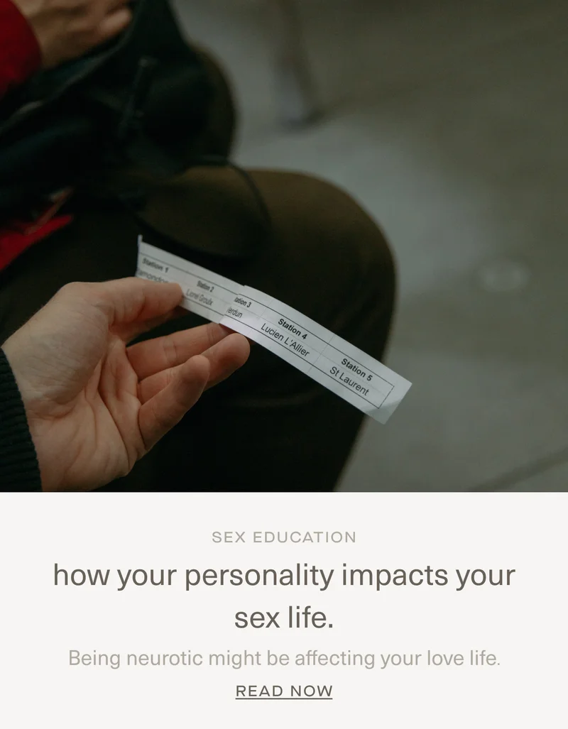 how your personality impacts your sex life | read now | read now